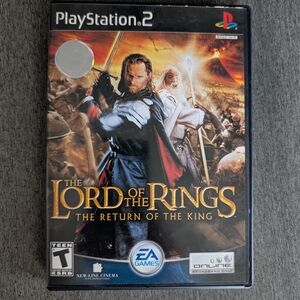 PS2 PlayStation 2 The Lord of the Rings The Return of the King 👑 Video Game 🎮